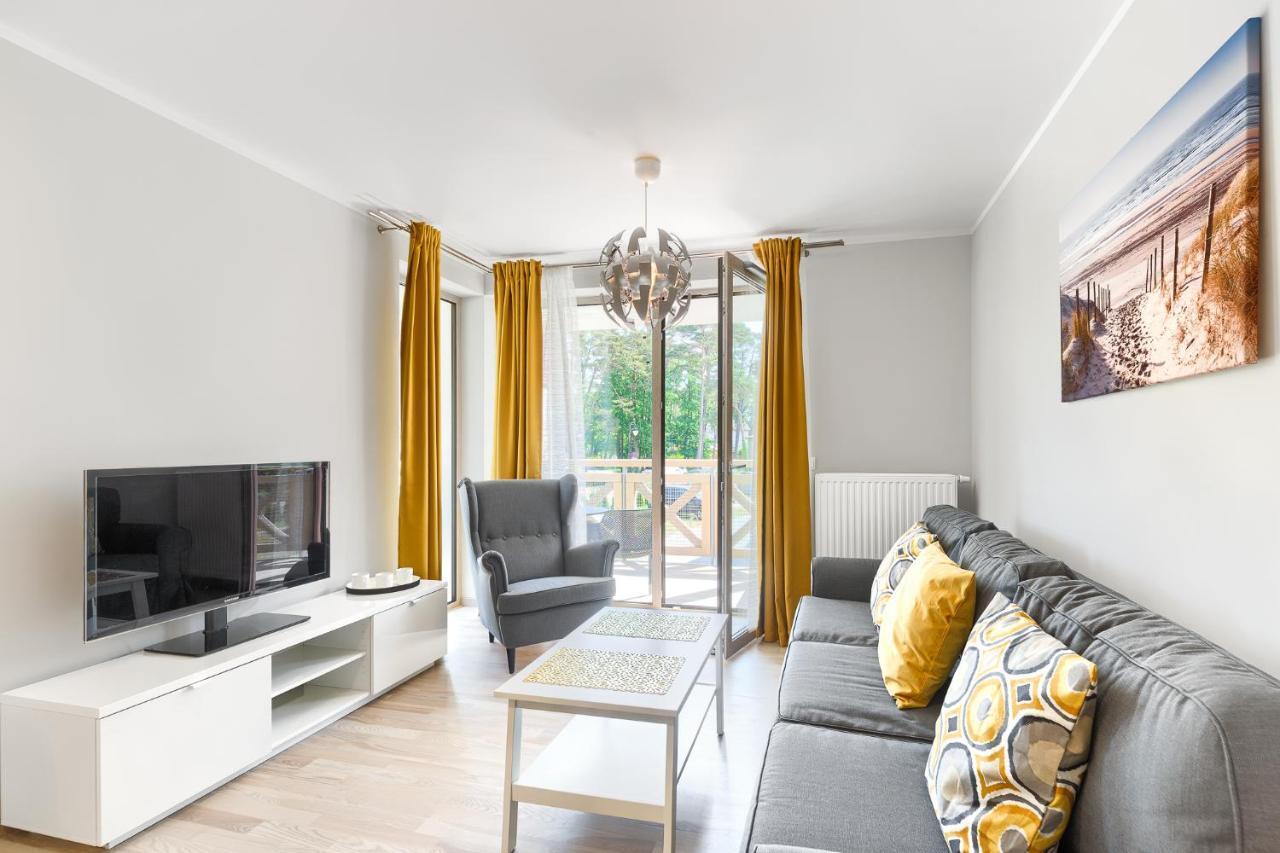 Apartament Bursztynowy Rezydencja Park 미엘노 외부 사진