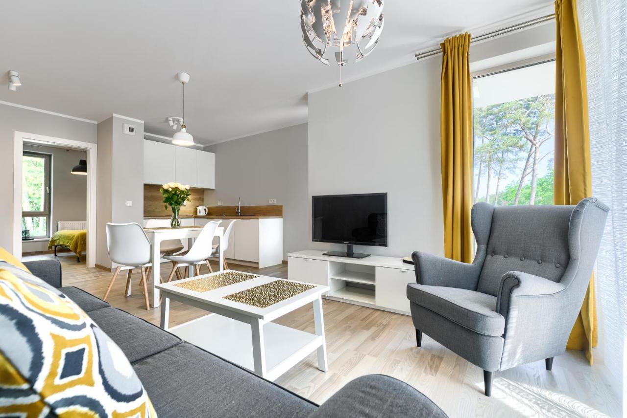 Apartament Bursztynowy Rezydencja Park 미엘노 외부 사진